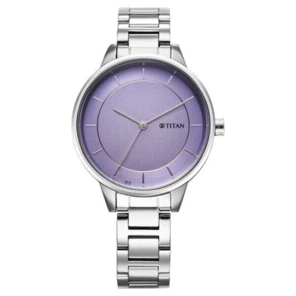 Titan Razzle Dazzle Women Purple Dial Quartz Watch - 2648SM12