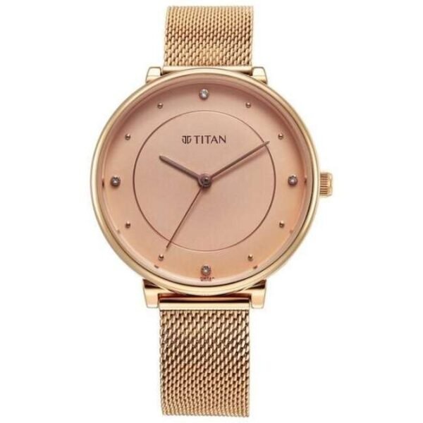 Titan Purple Stackables Women Pink Dial Quartz - 2673WM04F