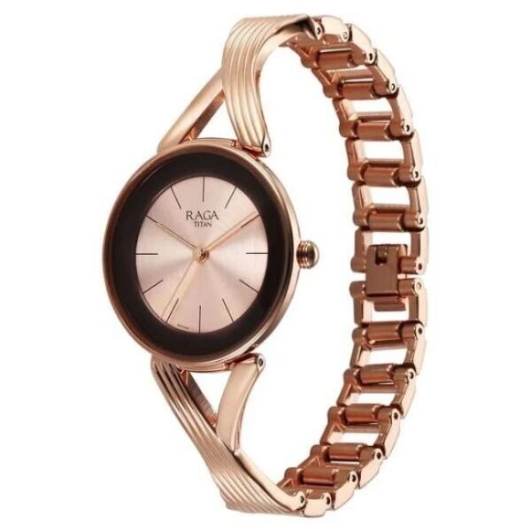 Titan Raga Chic Women Rose Gold Dial Quartz - 2698WM01