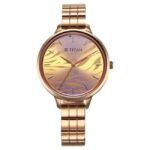 Titan Secluded Women Rose Gold Dial Quartz - 2703WM01