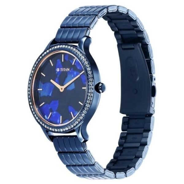 Titan Secluded Women Blue Dial Quartz - 2711QM01