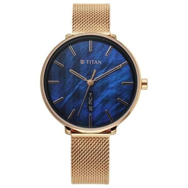 Titan Neo Women Mother Of Pearl Dial Quartz Watch - 2763WM01