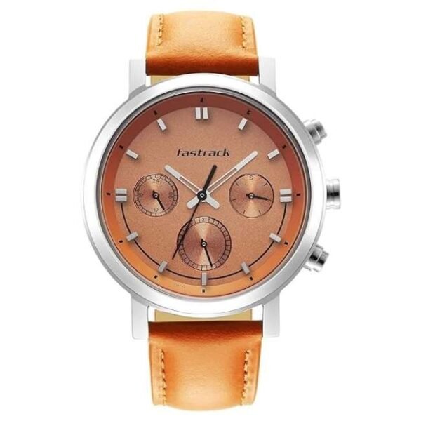 Fastrack Men Tick Tock Blue Dial Quartz Watch- 3287SL01