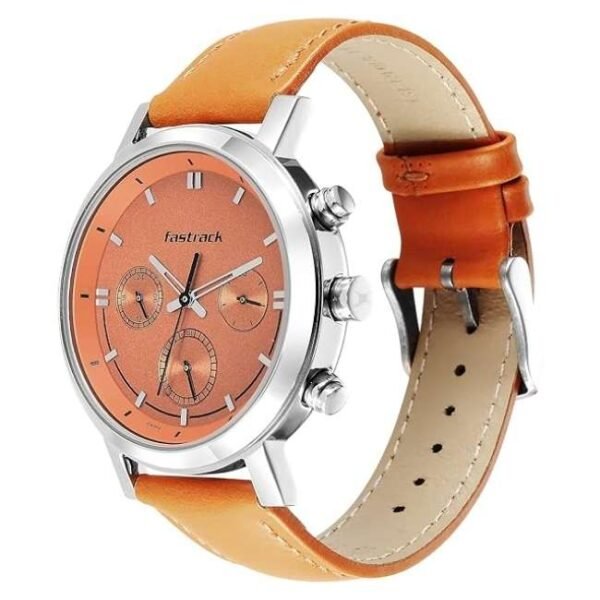 Fastrack Men Tick Tock Blue Dial Quartz Watch- 3287SL01
