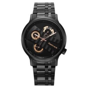 Fastrack Men Exuberant Black Dial Quartz Watch- 3301NM01