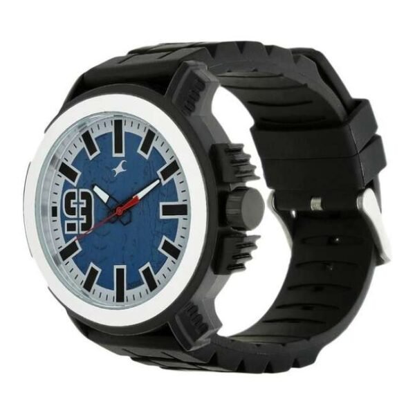 Fastrack Men Blue Dial Quartz Watch- 38015PP02