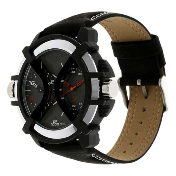 Fastrack Men Black Dial Quartz Watch- 38016PL01
