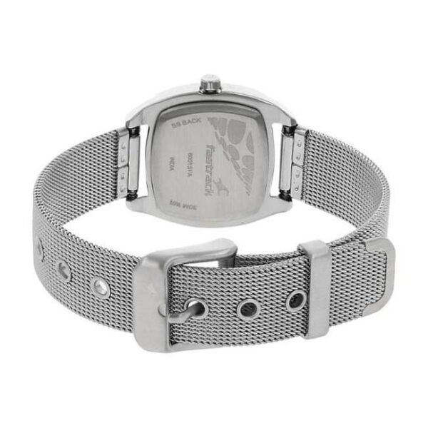 Fastrack Women Silver Dial Quartz Watch- 6001SM01