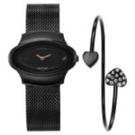 Fastrack Women Pulse Black Dial Quartz Watch- 6004NM03F