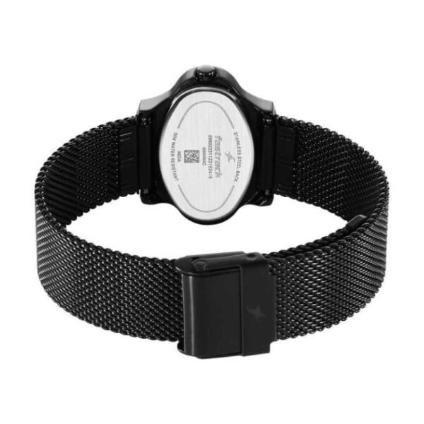 Fastrack Women Pulse Black Dial Quartz Watch- 6004NM03F