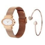 Fastrack Women Pulse White Dial Quartz Watch- 6004WM01F