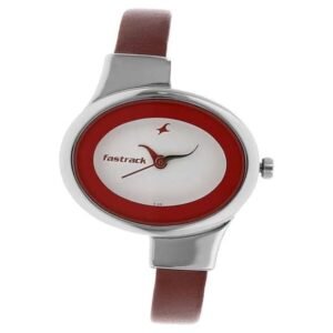 Fastrack Women Economy White Dial Quartz Watch- 6015SL01