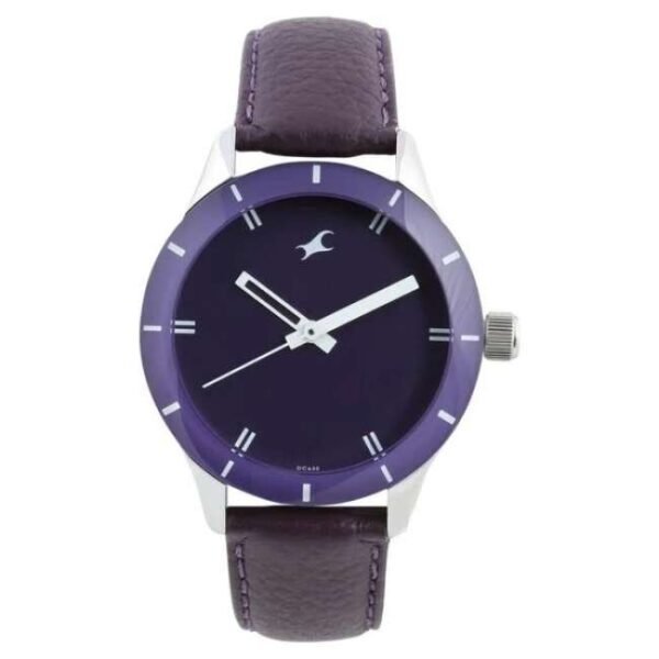 Fastrack Women Purple Dial Quartz Watch- 6078SL05