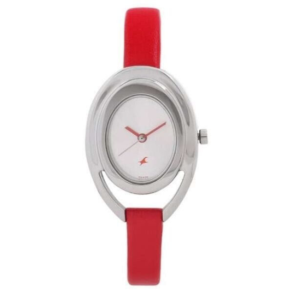 Fastrack Women Silver Dial Quartz Watch- 6090SL01