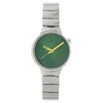 Fastrack Women Checkmate Green Dial Quartz Watch- 6149SM02