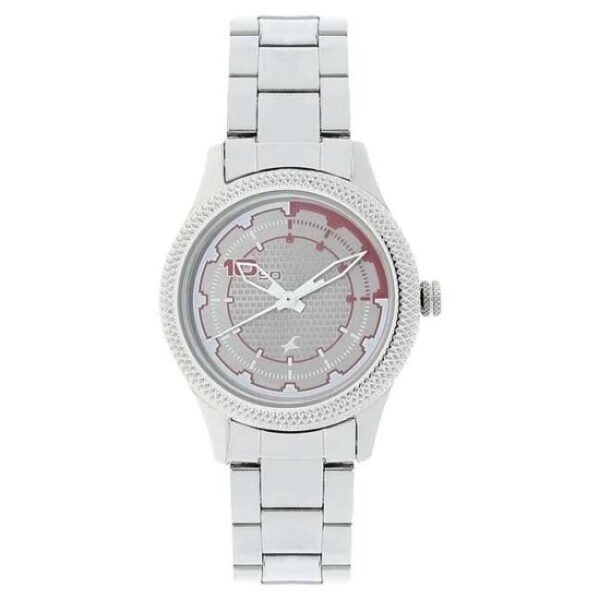 Fastrack Women Grey Dial Quartz Watch- 6158SM02
