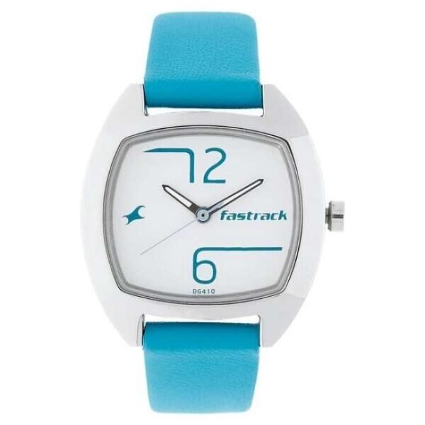 Fastrack Women Bare Basics White Dial Quartz Watch- 6162SL02
