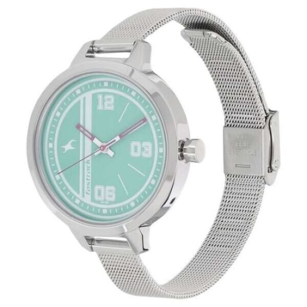 Fastrack Women Varsity Green Dial Quartz Watch- 6174SM01