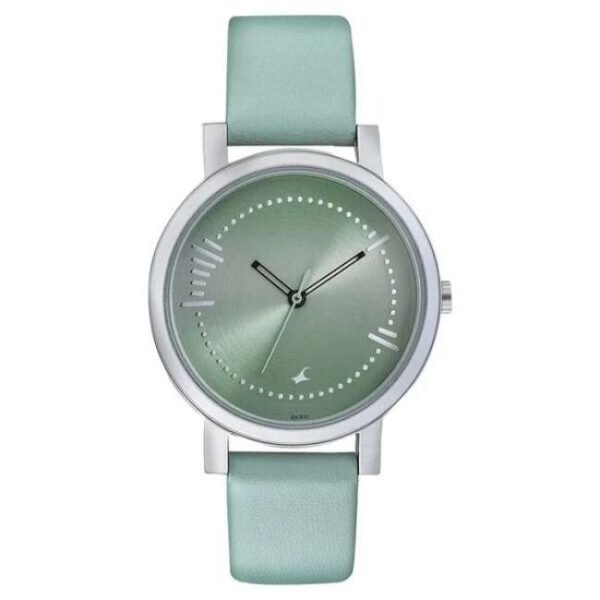 Fastrack Women Sunburn Green Dial Quartz Watch- 6213SL01
