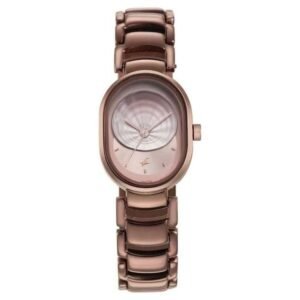 Fastrack Women Uptown Retreat Brown Dial Quartz Watch- 6274QM01