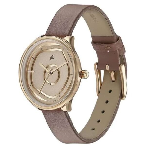 Fastrack Women Stunners Rose Gold Dial Quartz Watch- 6303WL01