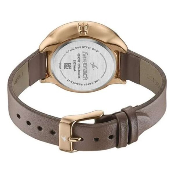 Fastrack Women Stunners Rose Gold Dial Quartz Watch- 6303WL01