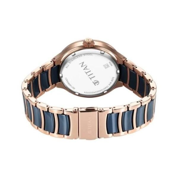 Titan Ceramics Fusion Men Blue Dial Multifunction - 90148KD04