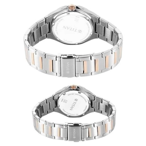 Titan Bandhan Couple Silver Dial Quartz - 9400994209KM01