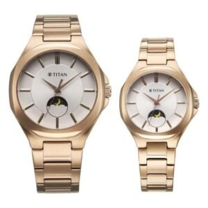 Titan Bandhan Couple Silver Dial Quartz - 9400994209WM01