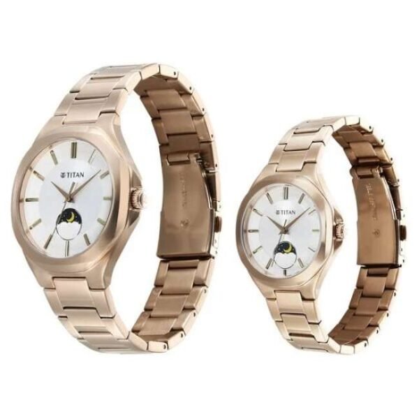 Titan Bandhan Couple Silver Dial Quartz - 9400994209WM01