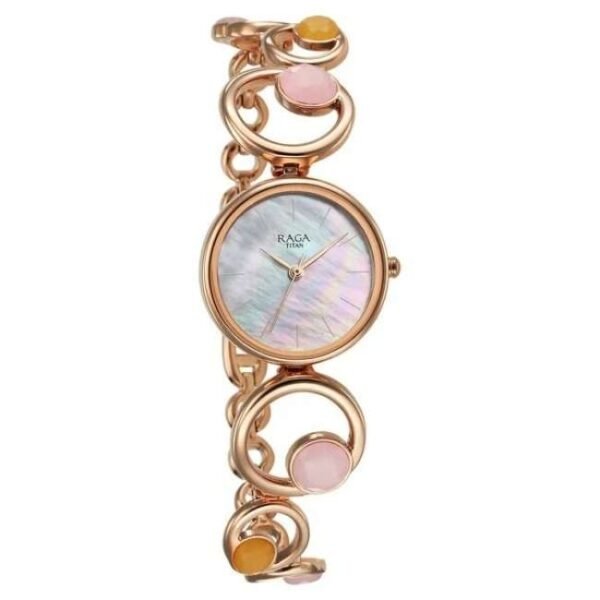 Titan Raga New You Women Mother Of Pearl Dial Quartz - 95194WM01F