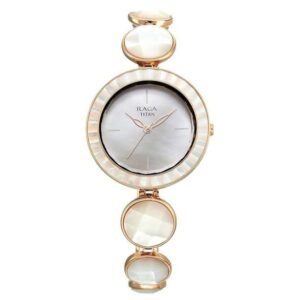 Titan Raga Power Pearls Women Mother Of Pearl Dial Quartz - 95250WM01F