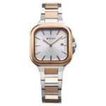 Titan Slim Square Women Silver Dial Quartz - 95291KM01