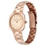 Titan Glamour Women Rose Gold Dial Quartz Watch - 95296WM01