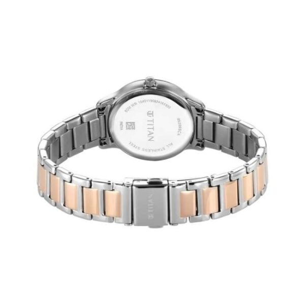 Titan Glamour Women Pink Dial Quartz Watch - 95299KM01