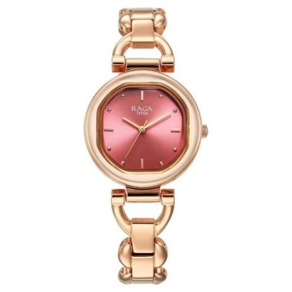 Titan Raga Showstopper Women Pink Dial Quartz - 95301WM01