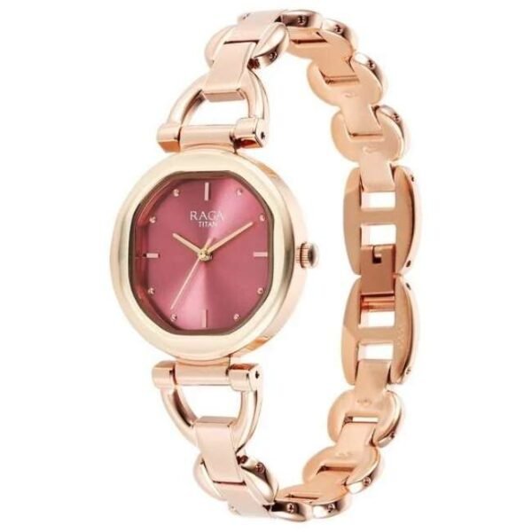 Titan Raga Showstopper Women Pink Dial Quartz - 95301WM01