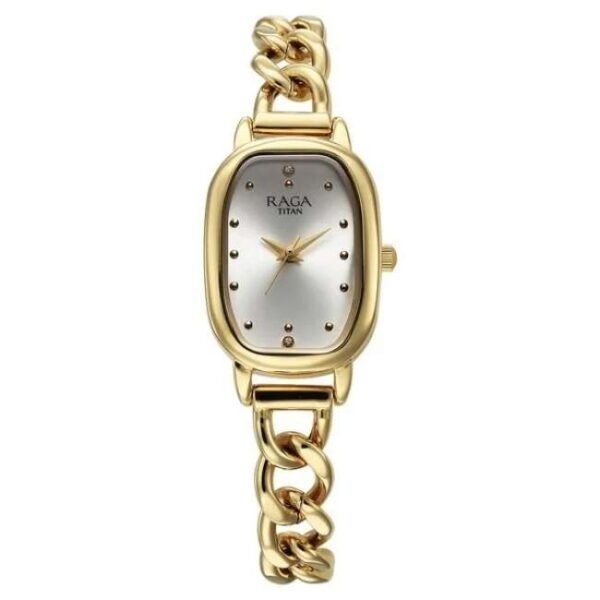 Titan Raga Showstopper Women Silver Dial Quartz - 95309YM01