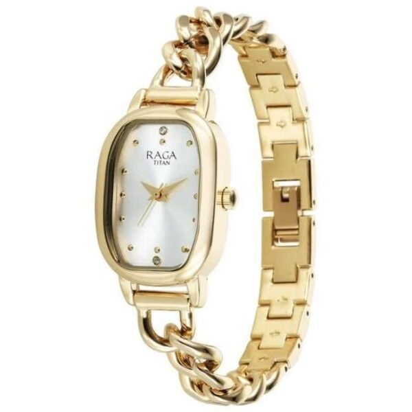 Titan Raga Showstopper Women Silver Dial Quartz - 95309YM01