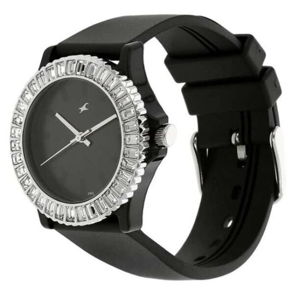 Fastrack Women Black Dial Quartz Watch- 9827PP02