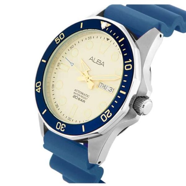 Alba Men Cream Dial Automatic Watch -AL4551X1