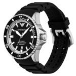 Emporio Armani Men Black Dial Automatic Watch -AR60078