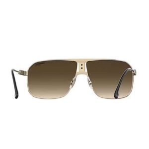 Carrera Men Black Gold Pilot Sunglass  - Carrera 1043/S 2M2 65Ha