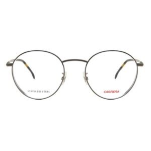 Carrera Men Matte Silver Round Eyeglass  - Carrera 220/G Kj1 5020