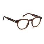 Carrera Unisex Transparent Brown Oval Eyeglass - Carrera 250 09Q 4822