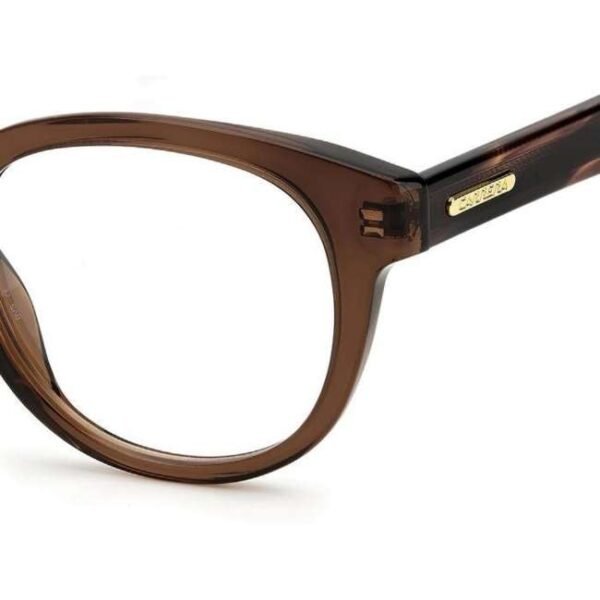 Carrera Unisex Transparent Brown Oval Eyeglass - Carrera 250 09Q 4822