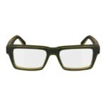 Calvin Klein Unisex Green On Transparent Brown Eyeglass -Ckj 24618 306 53