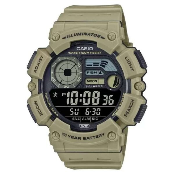 Casio Black Dial Digital Resin Watch - D351
