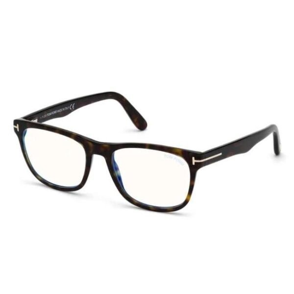 Tom Ford FT5662B54052 Blue Block Square Eye Frames for Men