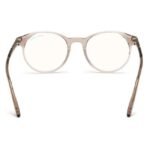 Tom Ford FT5695B49045 Blue Block Round Eye Frames for Men